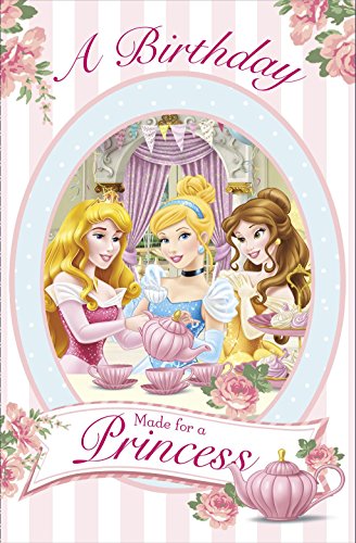 Disney Made For a Princess Birthday Greeting Card 'Magical' Disney Multiple Princesses