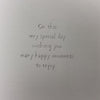 Hand-finished Christening Greeting Card for a Boy or Girl
