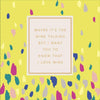 Maybe It's The Wine Talking Graphic Text Blank inside Greeting Card