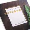 In The Loss of Your Husband Floral Design Sympathy Card