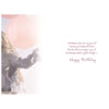 Girl With Balloons Birthday Celebrations Card
