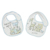 Set of 2 Polka Dot Bibs For Precious Baby Boy