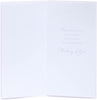 Pure White with 2D Flowers Sympathy Bereavement Card