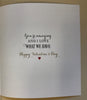 For The One I Love Classic Black And Gold Valentine's Day Card