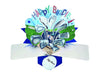 Happy Birdie Golf Clubs Glitter Finished Birthday Card