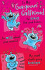 Humour Valentines Day Greeting Card Blue Bear Gorgeous Girlfriend {DC}