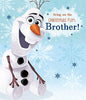 For Brother Frozen Olaf Christmas Card