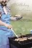 Man Cooking Bbq Birthday Celebrations Card