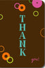 Thank You So Much Circles Greeting Card