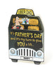 Uber Dad Fun Taxi Shaped Father's Day Card