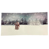 Let It Snow Me to You Bear Design 3D Holographic Christmas Card