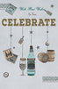 Beer bottles and Kegs With Best Wishes Birthday Card