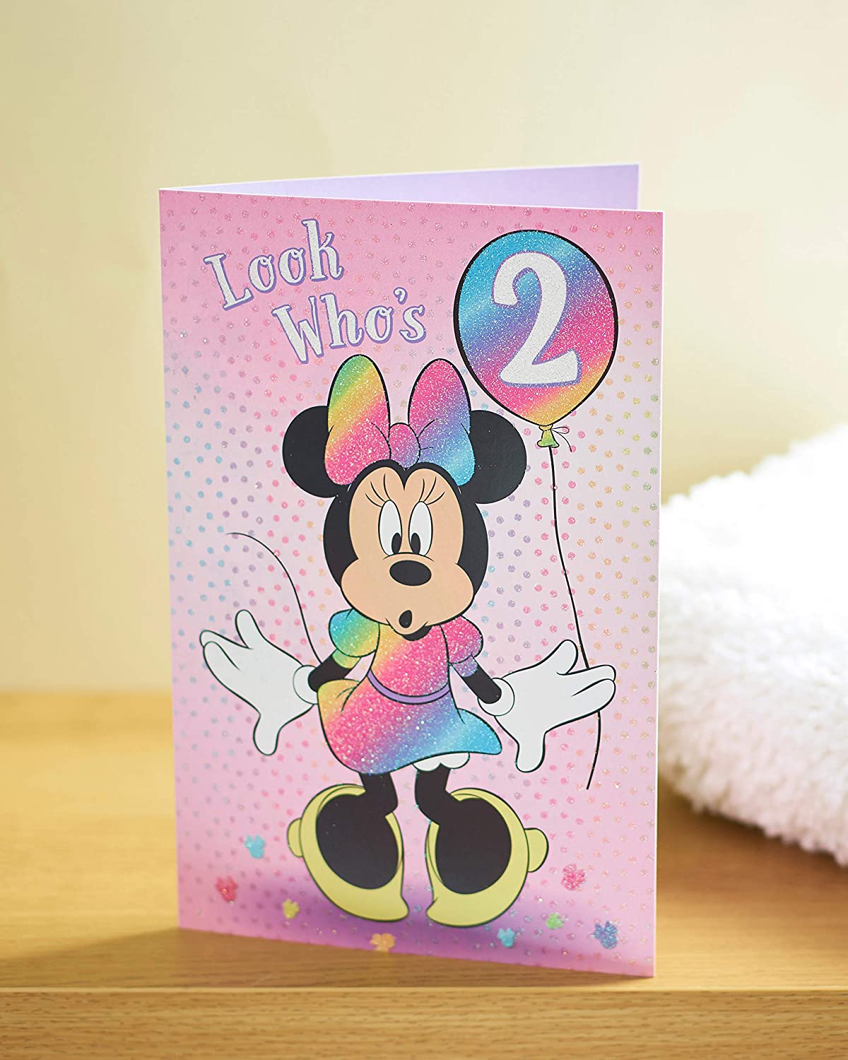 Aged 2 Disney Minnie Mouse 2nd Birthday Card For Girl – Collect Cards