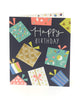 Fun Neon Presents Happy Birthday Card
