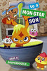 To A Mon Star Son Moshi Monsters 3D Holographic Birthday Card