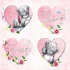 Me to You Open Birthday Wishes Hearts Greetings Card Tatty Teddy
