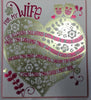 Golden Heart Wife Valentine's Day Card