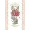 Me to You For Someone Special Bear & Bouquet Mothers Day Large Greeting Card