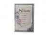 On Your Sad Loss Flower Design Sympathy Card
