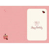 Birthday Wishes Card with Cupcake & Strawberry