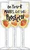 On Your Marks Get Set Prosecco! Birthday Card Humour Hanson White