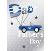 " With Love Dad " Quality Embossed Father's Day Card