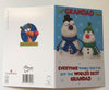 Grandad Snowmen Glitter Finished Christmas Card