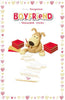 To My Gorgeous Boyfriend Boofle Writing Letter Design Valentine's Day Card