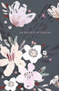 Sorry For Your Loss Flowers Design Black Sympathy Card