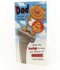 I'm The Boss Badge Funny Dad Birthday Card