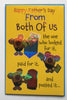 From The Both Of Us Father's Day Card