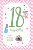 Age 18th Happy Birthday Card For Her