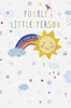 Poorly Little Person Get Well Soon Sunniest Wishes Card