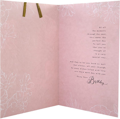 Classic Verse and Floral Design Grandma Birthday Card
