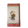 Just For You Cute Cat With Present Christmas Card
