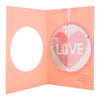 Reversible Sequin Wife Birthday Card 'Love'