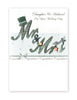 Second Nature Luxury Greeting Card for a Daughter and Husband's Wedding