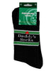 Daddy's Socks Mens Personalised Pair Black & Green One Size Christmas Gift