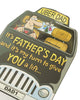 Uber Dad Fun Taxi Shaped Father's Day Card