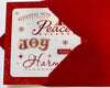 Pack of 6 Wishing You Peace Joy and Harmony Christmas Cards