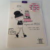 Age 6 Girl 'Rhymes With Mix' Birthday Card with 6th Badge