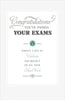 Congratulation Passed Your Exams Nice Verse New Graduation Greetings Card