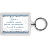 A Special Dad Celebrity Style World's Best Keyring