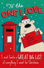 One I love Pop Up Cute Christmas Card