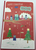 To My Teacher Glitter Finished Christmas Card
