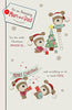 Mum & Dad Lots of Woof Christmas Card