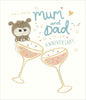 For You Mum and Dad Lots of Woof Design Wedding Anniversary Card
