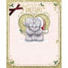 For The One I Love Me To You Bear Couple Handmade Christmas Card