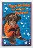 Crazy Chimp Nephew Birthday Card