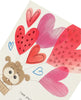 Lots of Woof with Pink Heart Balloons Valentine's Day Card